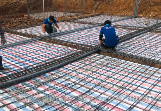 Cập nhật tiến độ thi công bể bơi anh Linh – Bình Lục, Hà Nam