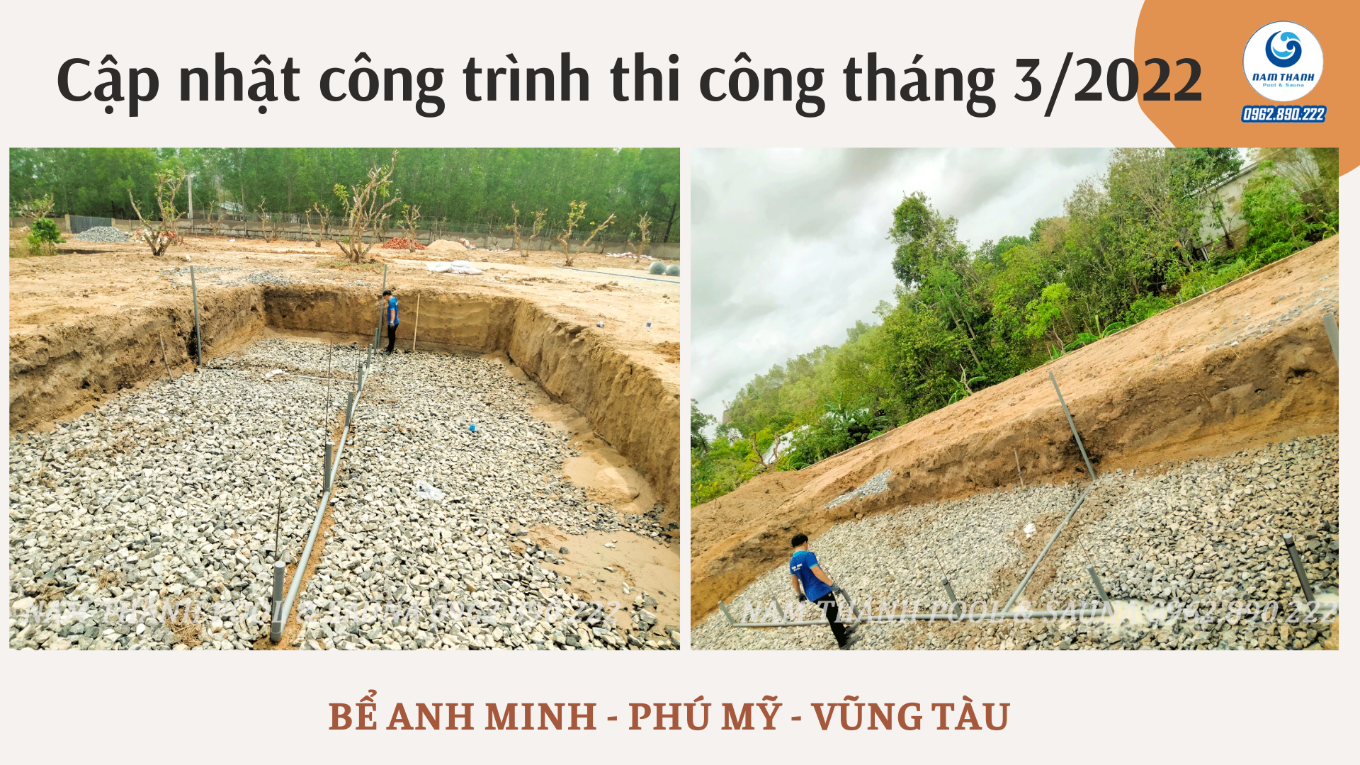 Cập nhật tiến độ 1 số công trình bể bơi tháng 12/2021 tại Nam Thành 13 Cap nhat cong trinh thi cong thang 32022 1 1