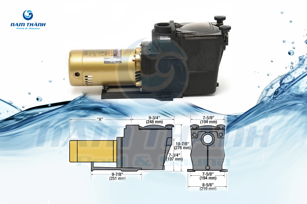 Máy bơm bể bơi Hayward W3SP2610X15 nhập khẩu chính hãng Mỹ