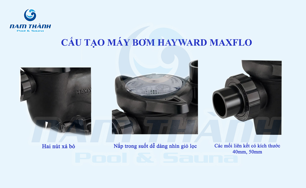 Máy bơm hồ bơi ly tâm Hayward W3SP2303VSP MaxFlo
