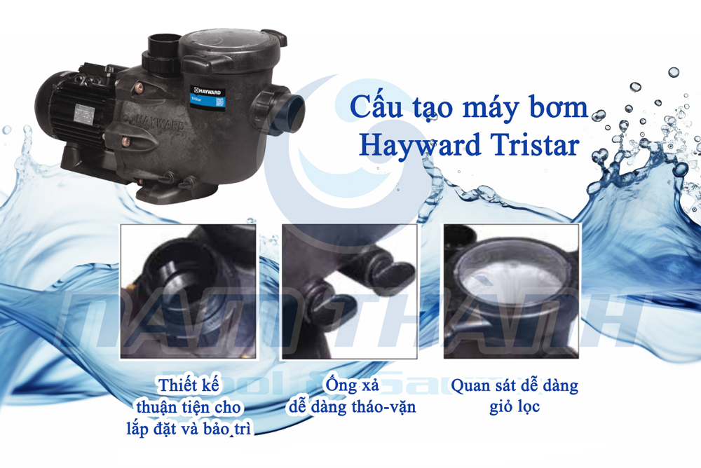 Máy bơm nước bể bơi tự mồi Hayward W3SP3206VSP 6 Máy bơm nước bể bơi tự mồi Hayward W3SP3206VSP