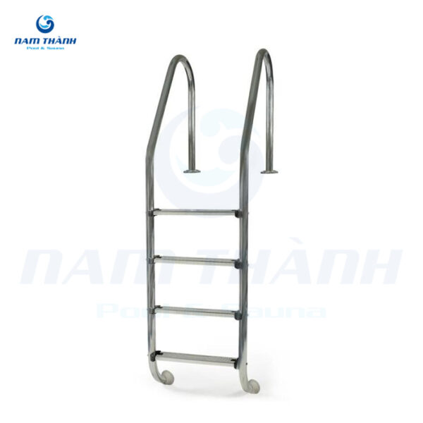 Cầu thang inox hồ bơi 4 bậc Minder