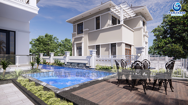 Dự án bể bơi gia đình anh Thạch tại Tuần Châu, Quảng Ninh 12 Dự án bể bơi gia đình anh Thạch tại Tuần Châu, Quảng Ninh