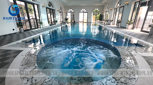 Dự án bể bơi gia đình chú Tuấn Anh - Nho Quan, Ninh Bình