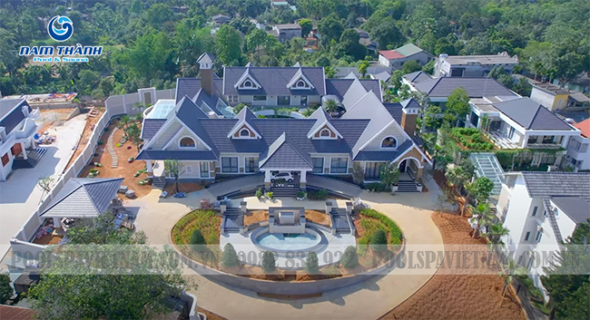 du an be boi gia dinh trong biet thu rong 2000m2 tai tuyen quang 13