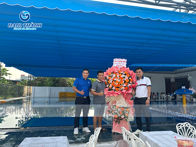 Dự án bể bơi kinh doanh anh Bội - Nam Trực, Nam Định