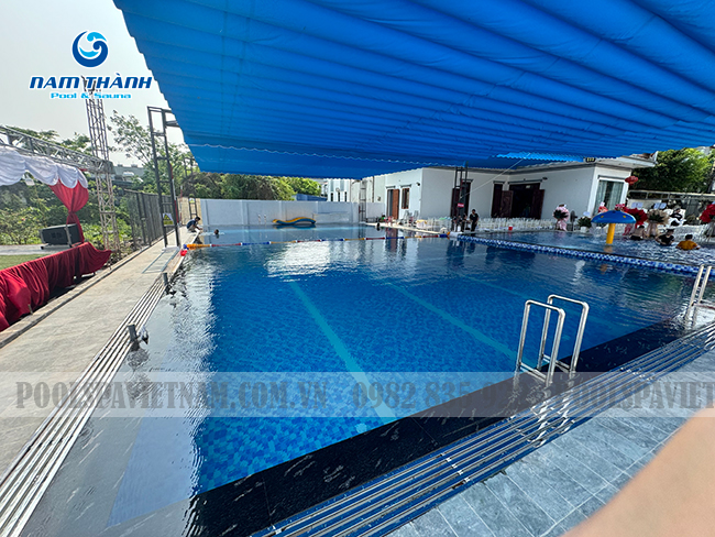 Dự án bể bơi kinh doanh anh Bội - Nam Trực, Nam Định