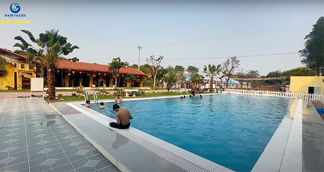 Dự án bể bơi kinh doanh kết hợp khu vui chơi giải trí tại Nho Quan, Ninh Bình