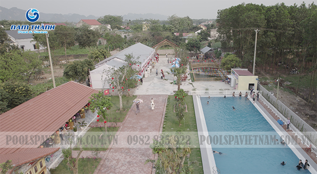 Dự án bể bơi kinh doanh kết hợp khu vui chơi giải trí tại Nho Quan, Ninh Bình