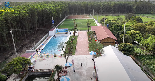 Dự án bể bơi kinh doanh kết hợp khu vui chơi giải trí tại Nho Quan, Ninh Bình