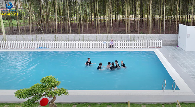 Dự án bể bơi kinh doanh kết hợp khu vui chơi giải trí tại Nho Quan, Ninh Bình