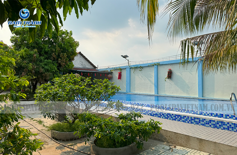 Dự án bể bơi gia đình anh Chắc - Bình Chánh, TP. HCM 8 Dự án bể bơi gia đình anh Chắc - Bình Chánh, TP. HCM