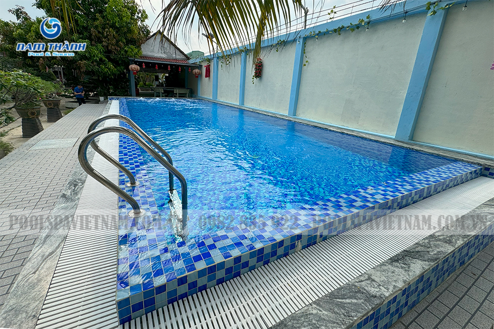 Dự án bể bơi gia đình anh Chắc - Bình Chánh, TP. HCM 9 Dự án bể bơi gia đình anh Chắc - Bình Chánh, TP. HCM