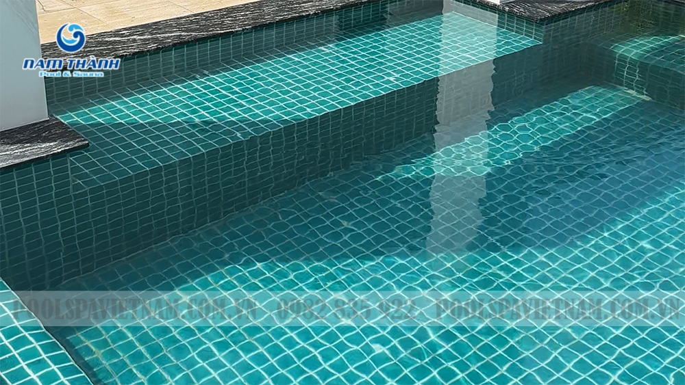 Dự án bể bơi gia đình anh Đường - Thuận An, tỉnh Bình Dương 14 Dự án bể bơi gia đình anh Đường - Dầu Tiếng, tỉnh Bình Dương