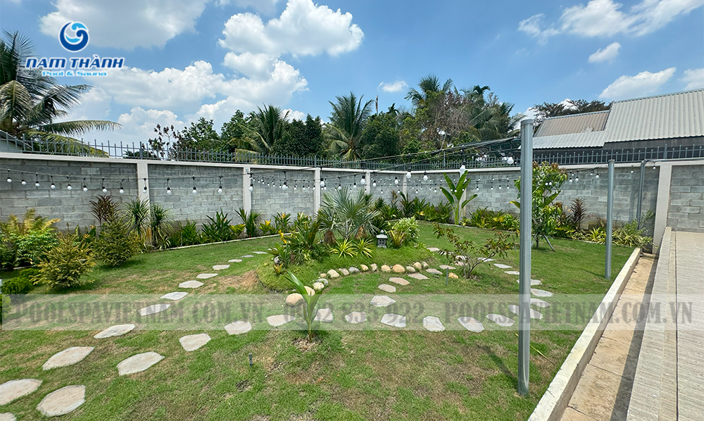 Dự án bể bơi gia đình anh Đường - Thuận An, tỉnh Bình Dương 17 Dự án bể bơi gia đình anh Đường - Dầu Tiếng, tỉnh Bình Dương