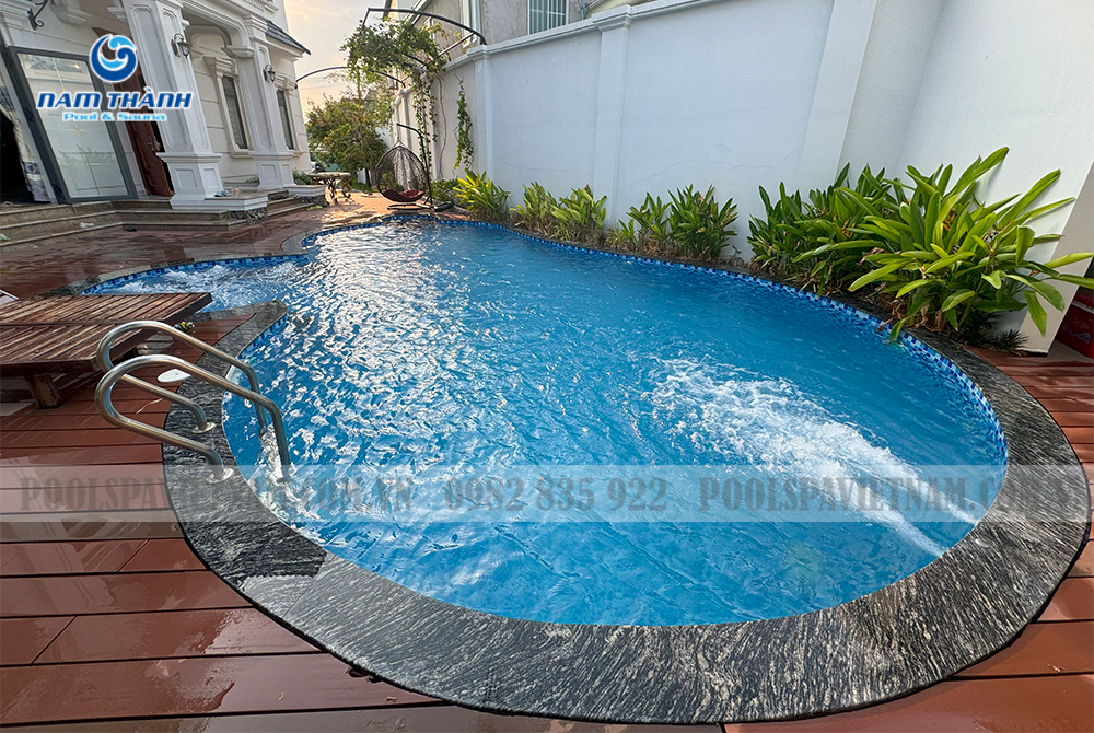 Dự án bể bơi gia đình anh Thảo - Thuận An, tỉnh Bình Dương 11 Dự án bể bơi gia đình anh Huy - Thuận An, tỉnh Bình Dương