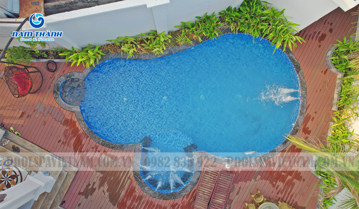 Dự án bể bơi gia đình anh Huy - Thuận An, tỉnh Bình Dương