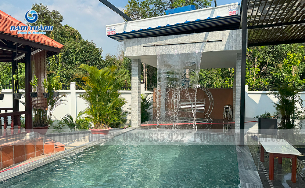 Dự án bể bơi gia đình chị Nga - Thuận An, tỉnh Bình Dương