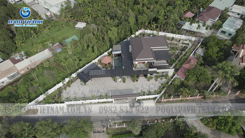 Dự án bể bơi gia đình chị Nga - Thuận An, tỉnh Bình Dương