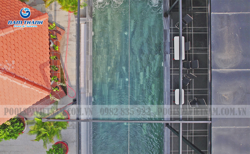 Dự án bể bơi gia đình chị Nga - Thuận An, tỉnh Bình Dương