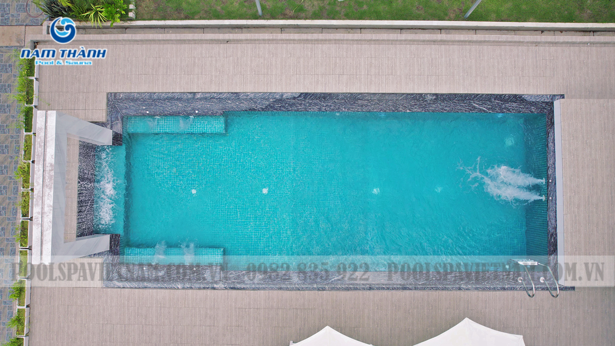 Dự án bể bơi gia đình anh Đường - Thuận An, tỉnh Bình Dương