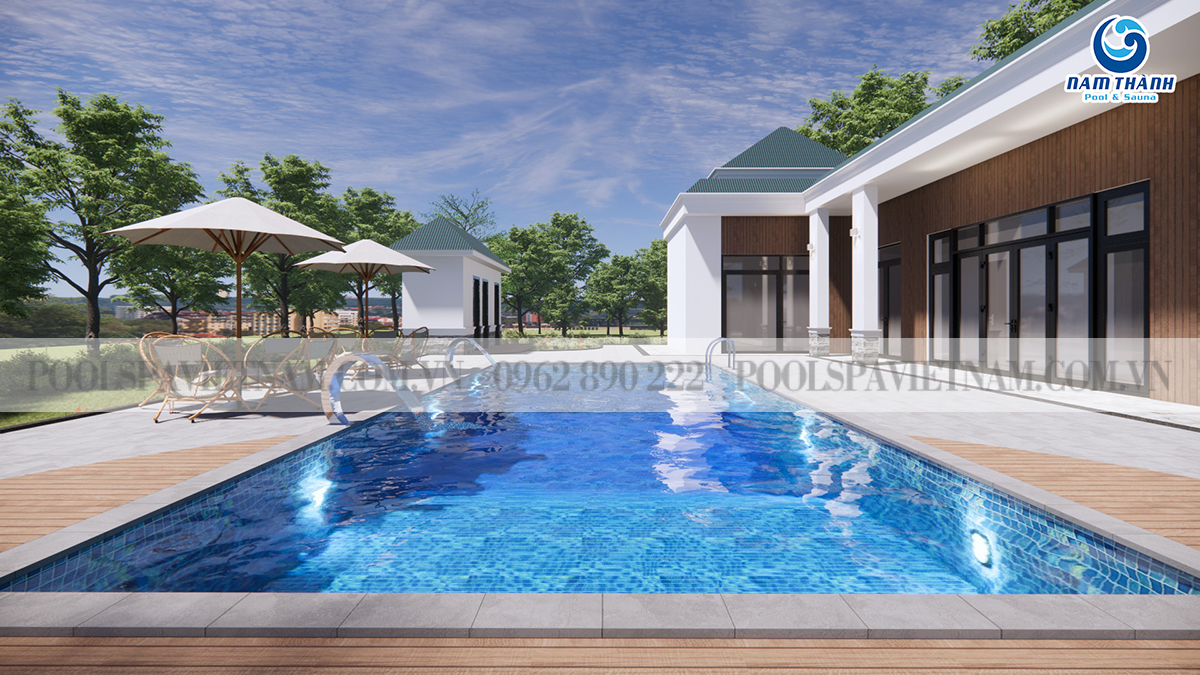 Cập nhật tiến độ công trình và hoàn thiện bể bơi gia đình Quý 3 năm 2024