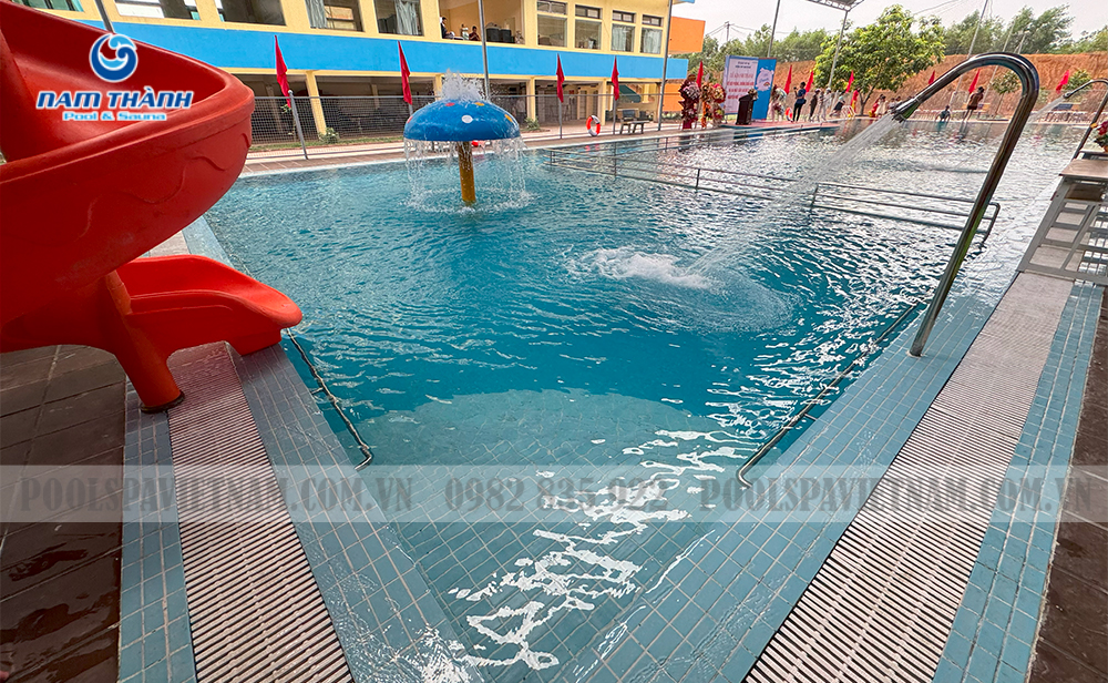 Dự án bể bơi trường học THPT Nguyễn Huệ có quy mô lớn tại huyện Phù Ninh, Phú Thọ 35 Dự án bể bơi trường học THPT Nguyễn Huệ có quy mô lớn tại huyện Phù Ninh, Phú Thọ