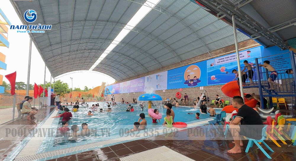 Dự án bể bơi trường học THPT Nguyễn Huệ có quy mô lớn tại huyện Phù Ninh, Phú Thọ 43 Dự án bể bơi trường học THPT Nguyễn Huệ có quy mô lớn tại huyện Phù Ninh, Phú Thọ