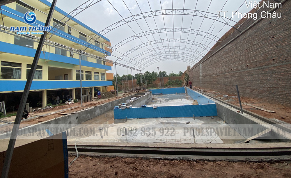 Dự án bể bơi trường học THPT Nguyễn Huệ có quy mô lớn tại huyện Phù Ninh, Phú Thọ 29 Dự án bể bơi trường học THPT Nguyễn Huệ có quy mô lớn tại huyện Phù Ninh, Phú Thọ