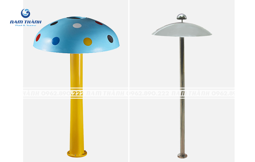 Cây nấm phun nước bể bơi