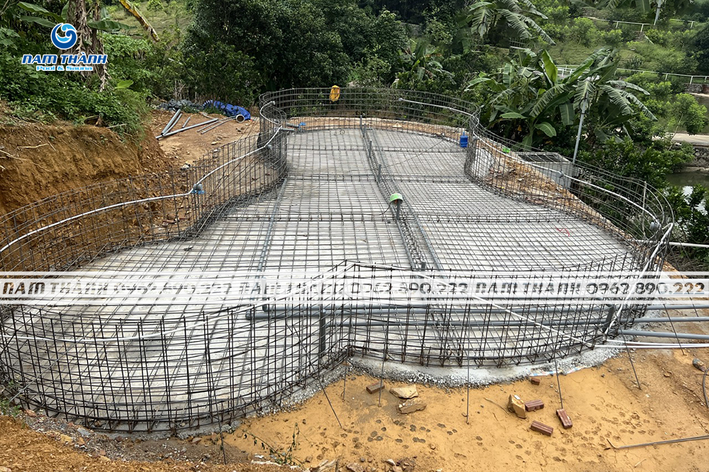 Dự án bể bơi kinh doanh cô Hiền - Kim Bôi, Hòa Bình