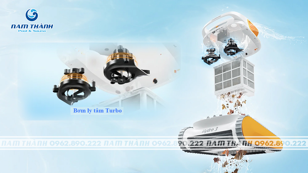 Robot vệ sinh bể bơi Poolmate Hydro 3