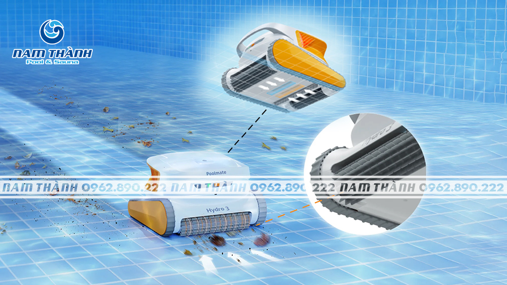 Robot vệ sinh bể bơi Poolmate Hydro 3