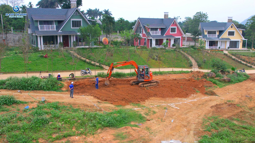 Dự án bể bơi gia đình cho vợ chồng Tiến sĩ Toán học tại Thạch Thất, Hà Nội