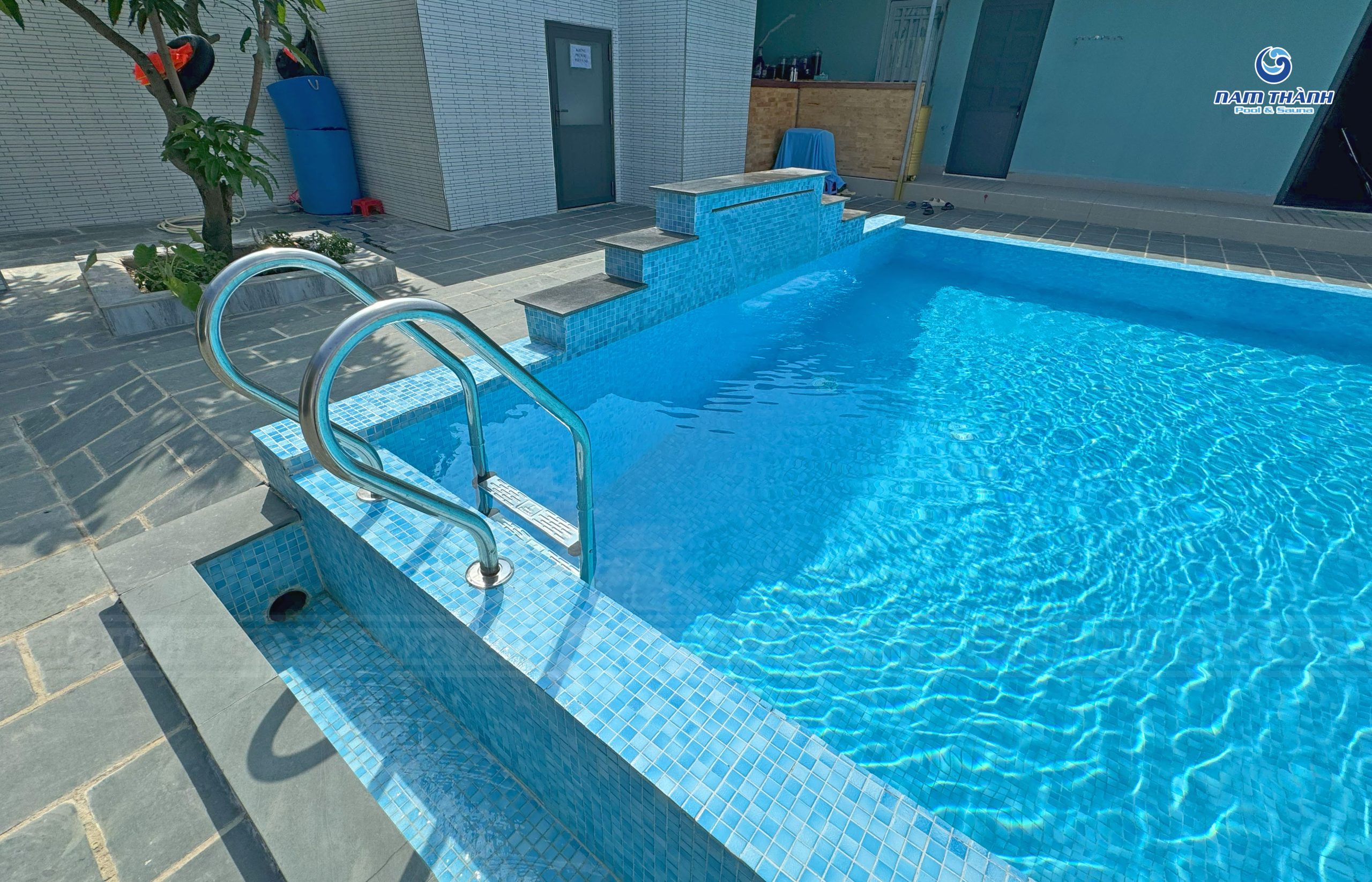 Dự án bể bơi gia đình của anh Hồng - Bình Chánh, TP. HCM
