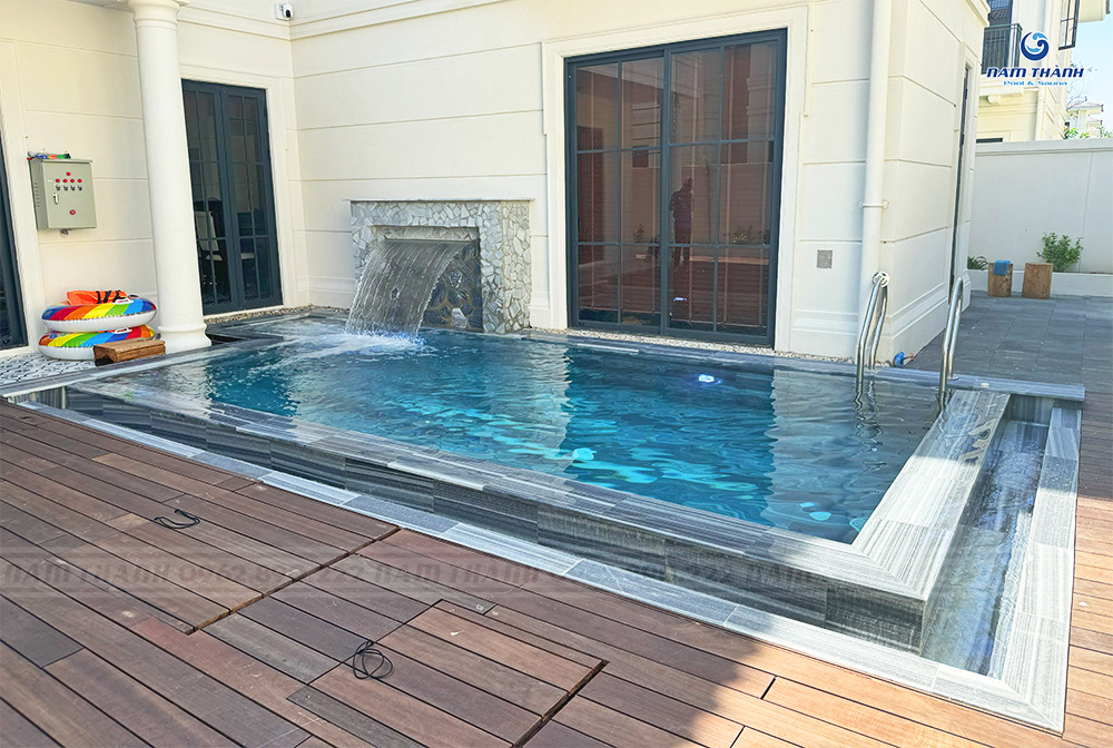 Dự án hồ bơi gia đình tại khu biệt thự cao cấp Swanbay Đồng Nai
