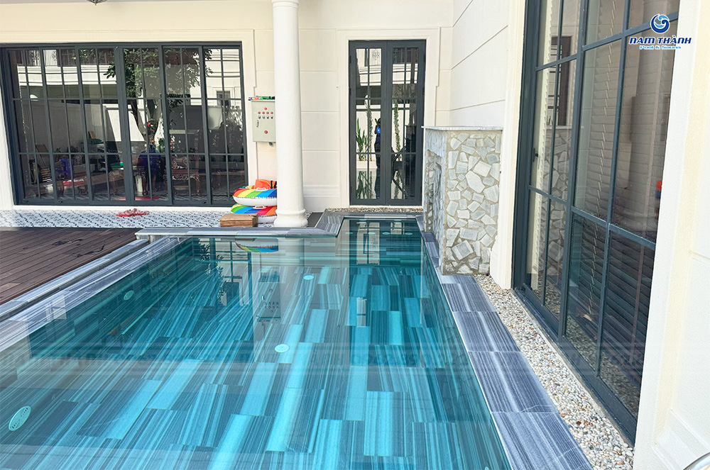 Dự án hồ bơi gia đình tại khu biệt thự cao cấp Swanbay Đồng Nai