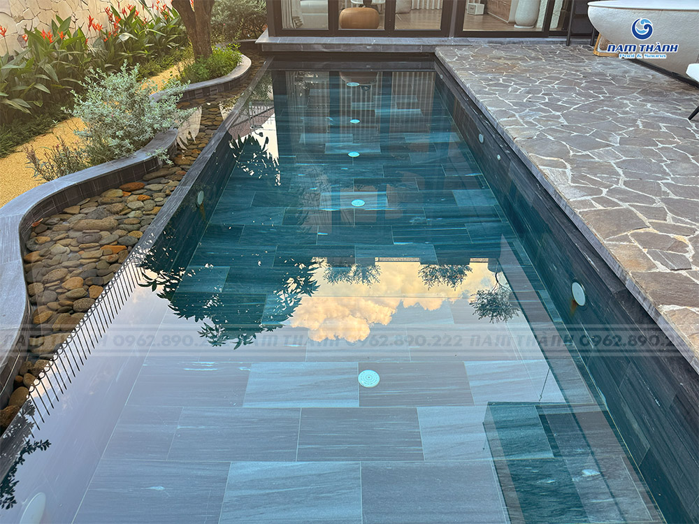 Dự án hồ bơi gia đình có thiết kế độc lạ tại Biên Hòa, Đồng Nai
