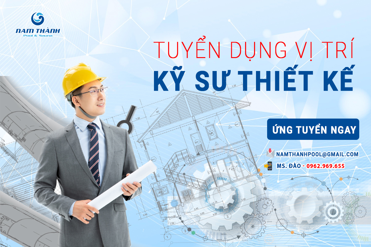 Tuyển dụng Kỹ sư thiết kế lương thưởng hấp dẫn