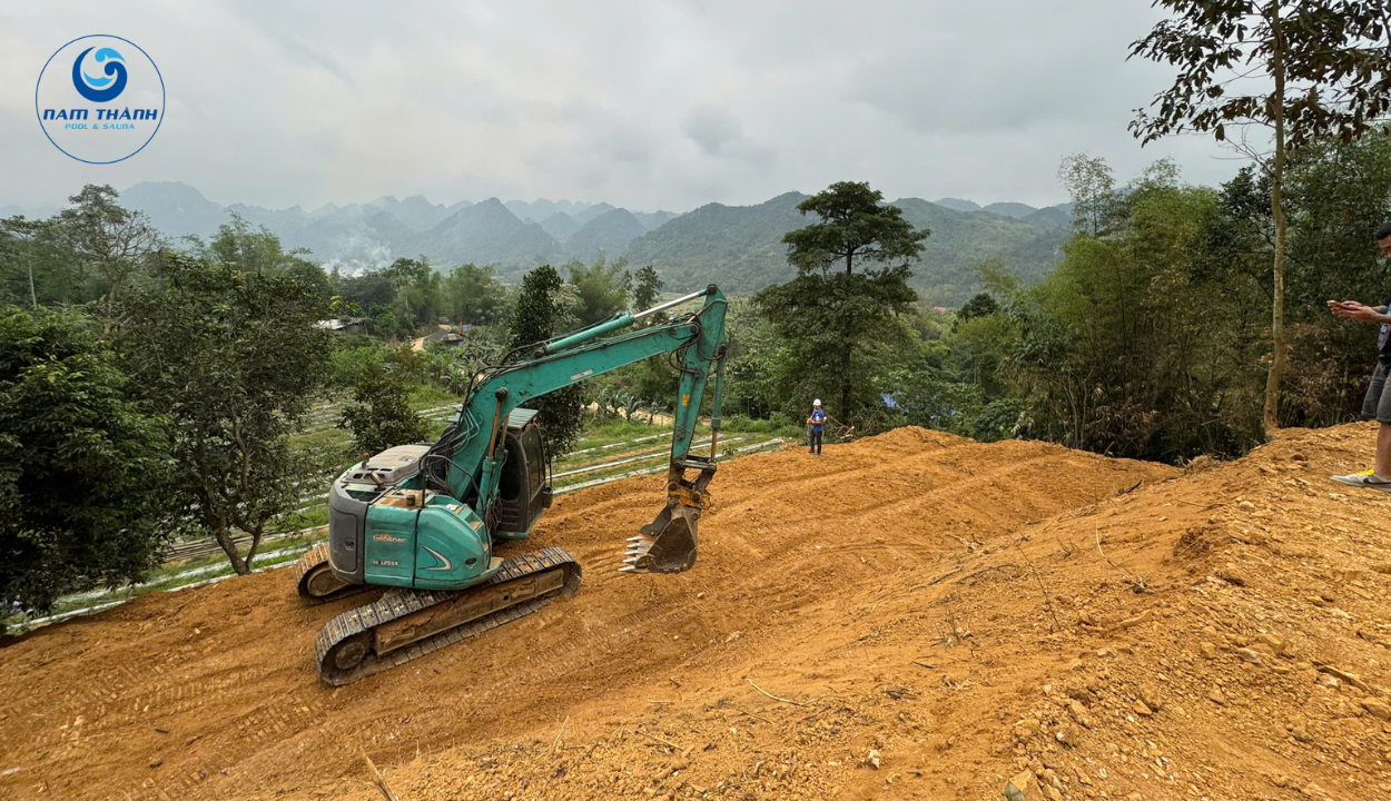 Khởi Công Dự Án Xây Dựng Bể Bơi 120m² Tại Khu Nghỉ Dưỡng Hòa Bình 10 5